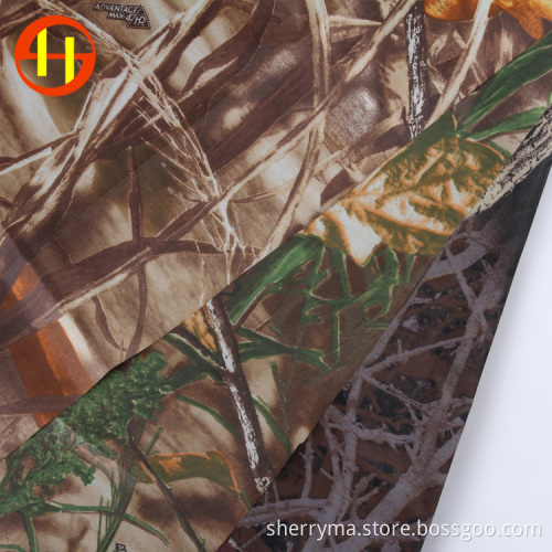 Lining waterproof printed coated polyester taffeta fabric
